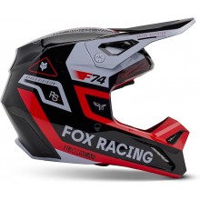 Шлем FOX JUNIOR V1 RACE SPEC FLUORESCENT RED