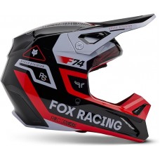 Шлем FOX JUNIOR V1 RACE SPEC FLUORESCENT RED