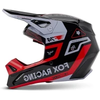 Шлем FOX JUNIOR V1 RACE SPEC FLUORESCENT RED