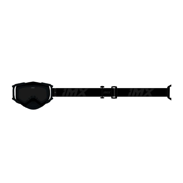 Очки IMX DUST BLACK MATT - SZYBA DARK SMOKE + CLEAR (2 SZYBY W ZESTAWIE)
