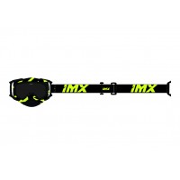 Очки IMX DUST GRAPHIC FLUO YELLOW GLOSS/BLACK - SZYBA DARK SMOKE + CLEAR (2 SZYBY W ZESTAWIE)