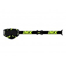 Очки IMX DUST GRAPHIC FLUO YELLOW GLOSS/BLACK - SZYBA DARK SMOKE + CLEAR (2 SZYBY W ZESTAWIE)