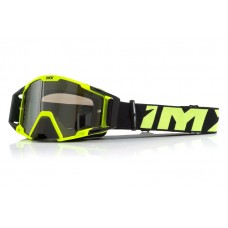 Очки IMX SAND FLUO YELLOW MATT/BLACK - SZYBA SILVER IRIDIUM + CLEAR (2 SZYBY W ZESTAWIE)