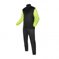 Комбинезон-дождевик 2-CZĘŚĆ. REBELHORN RAIN BLACK/FLUO YELLOW