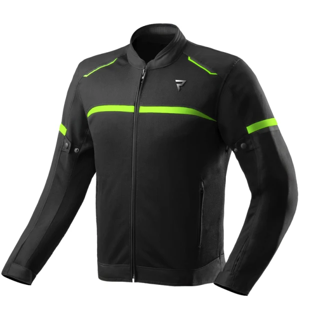 Куртка текстильная REBELHORN ECHO BLACK/FLUO YELLOW