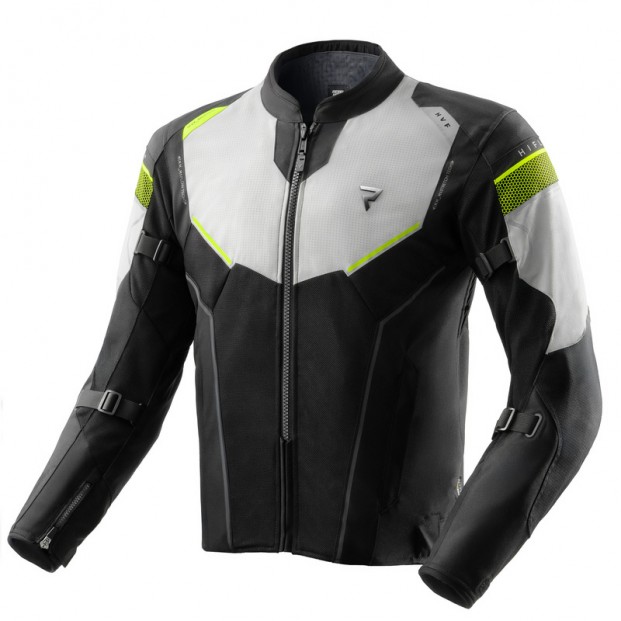Куртка текстильная REBELHORN HIFLOW V BLACK/GREY/FLUO YELLOW
