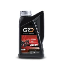 Масло моторное для мотоциклов GRO BIKER HC 10W40, Synthetic technology, 1 л