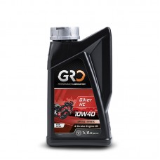 Масло моторное для мотоциклов GRO BIKER HC 10W40, Synthetic technology, 1 л