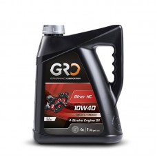Масло моторное для мотоциклов GRO BIKER HC 10W40, Synthetic technology, 4 л