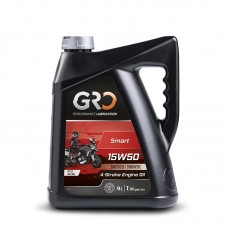 Масло моторное для мотоциклов GRO SMART 15W50, 4 л