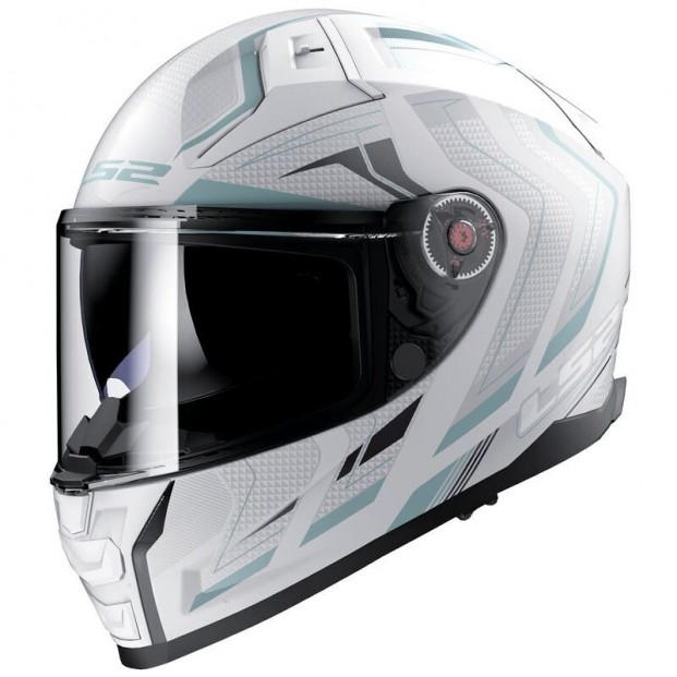 Шлем LS2 FF811 VECTOR II ALIZER M.WHITE SILVER-06