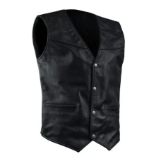 Жилет кожаный Richa GILET WITHOUT FRINGES black