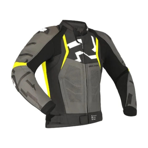 Куртка кожаная Richa STRADALE LEATHER yellow/grey