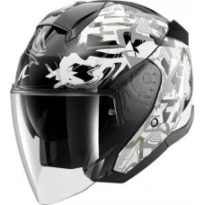 ШЛЕМ SHARK SKWAL JET PRANZ Black/White/Gold
