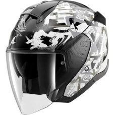 ШЛЕМ SHARK SKWAL JET PRANZ Black/White/Gold
