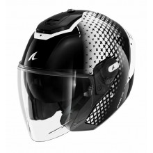 Шлем SHARK RS JET STRIDE Black White Black
