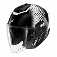 Шлем SHARK RS JET STRIDE Black White Black