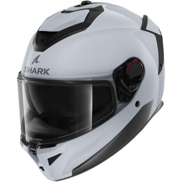 Shark SPARTAN GT PRO BLANK Light White Glossy 