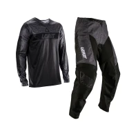 Комплект эндуро (джерси и мотобрюки) JUNIOR LEATT MINI RIDE KIT 3.5 STEALTH BLACK GREY