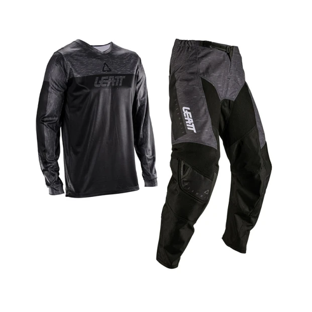 Комплект эндуро (джерси и мотобрюки) JUNIOR LEATT MINI RIDE KIT 3.5 STEALTH BLACK GREY