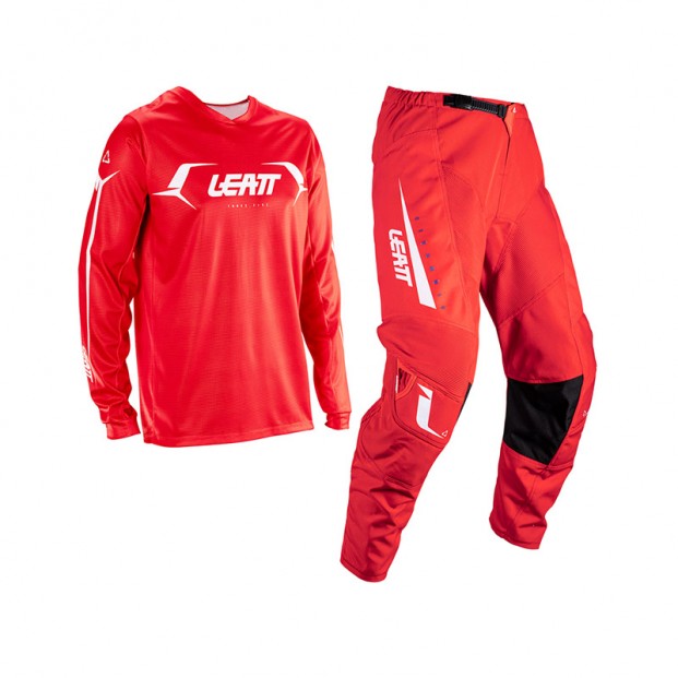 Комплект эндуро (джерси и мотобрюки) LEATT RIDE KIT MOTO 3.5 RED