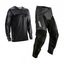 Комплект эндуро (джерси и мотобрюки) LEATT RIDE KIT MOTO 3.5 STEALTH BLACK GREY