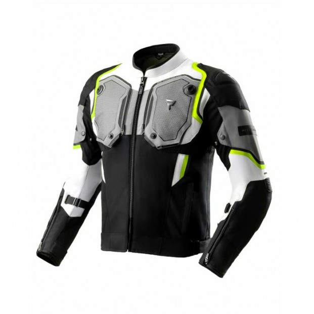 Куртка текстильная REBELHORN BORG 2 BLACK GREY FLUO YELLOW