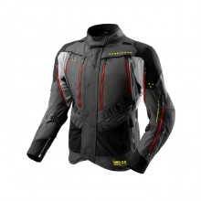 Куртка текстильная REBELHORN HARDY 3.0 DARK GREY BLACK FLUO YELLOW