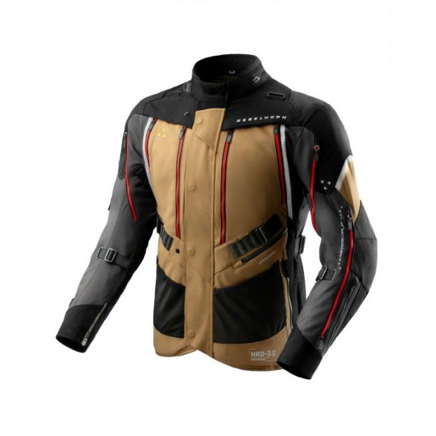 Куртка текстильная REBELHORN HARDY 3.0 DESERT GREY RED