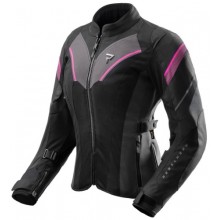 Куртка текстильная женская REBELHORN HIFLOW 5 BLACK GREY FLUO PINK