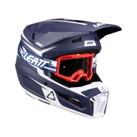 Шлем с очками JUNIOR LEATT KIT MOTO 3.5 BLUE