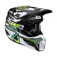 Шлем с очками JUNIOR LEATT KIT MOTO 3.5 STORM TEAL