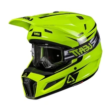 Шлем с очками LEATT KIT MOTO 3.5 NEON YELLOW