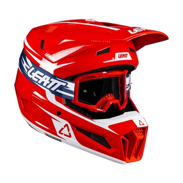 Шлем с очками LEATT KIT MOTO 3.5 RED