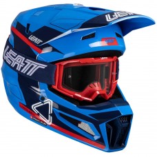 Шлем с очками LEATT KIT MOTO 3.5 ROYAL