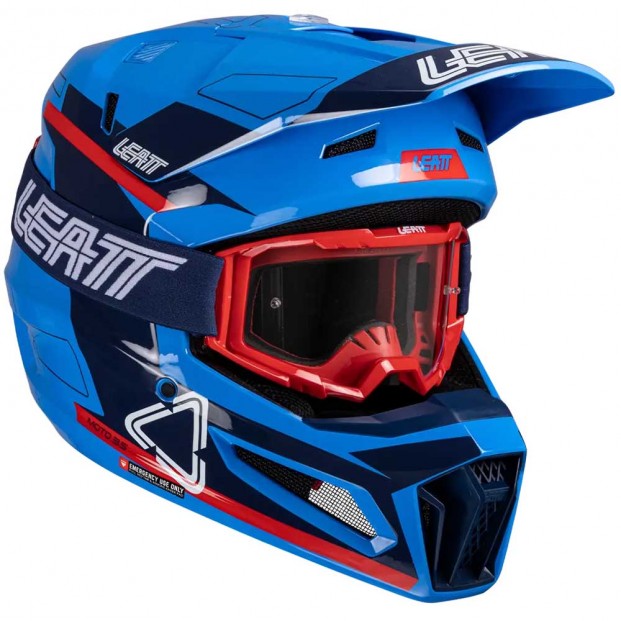 Шлем с очками LEATT KIT MOTO 3.5 ROYAL