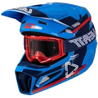Шлем с очками LEATT KIT MOTO 3.5 ROYAL