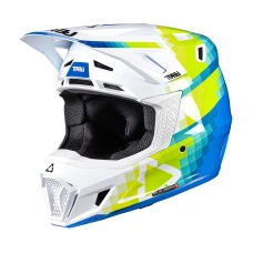Шлем с очками LEATT KIT MOTO 7.5 PIXEL BLUE