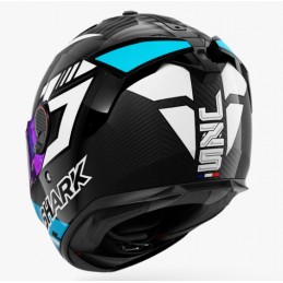 ШЛЕМ SHARK SPARTAN GT PRO CARBON ZARCO TRACK RACER WHITE BLUE