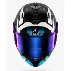 ШЛЕМ SHARK SPARTAN GT PRO CARBON ZARCO TRACK RACER WHITE BLUE