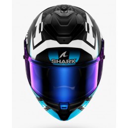 ШЛЕМ SHARK SPARTAN GT PRO CARBON ZARCO TRACK RACER WHITE BLUE