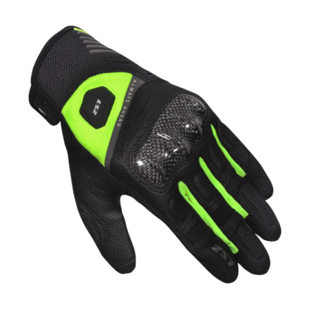 Перчатки LS2 ATOM MAN BLACK H-V YELLOW