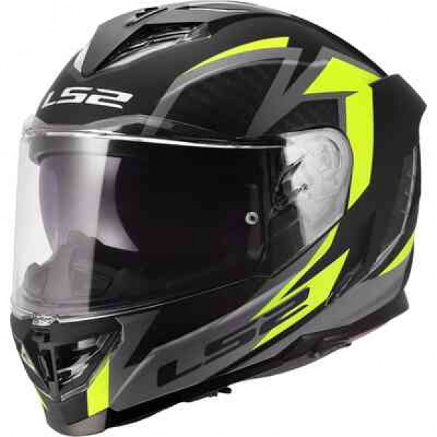 Шлем LS2 FF818 STORM III DYNAMO BLACK H-V YELLOW