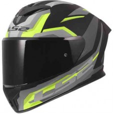 Шлем LS2 FF820 RAPID III HYPER BLACK H-V YELLOW