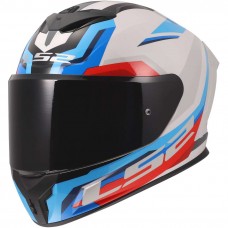 Шлем LS2 FF820 RAPID III HYPER WHITE BLUE RED