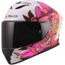 Шлем LS2 FF820 RAPID III POPPIES II WHITE PINK