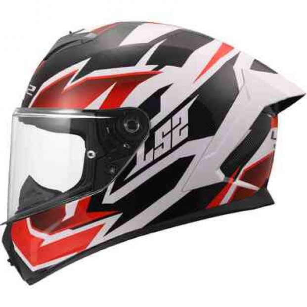 Шлем LS2 FF820 RAPID III XTREM WHITE BLACK RED