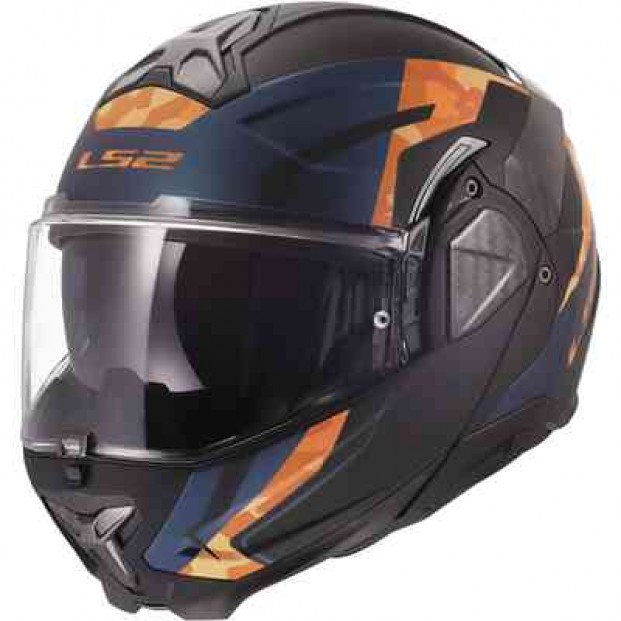 Шлем LS2 FF910 ADVANT II GLIDE BLACK ORANGE