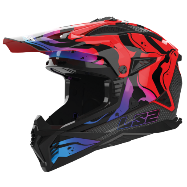 Шлем LS2 MX708 FAST II WASH RED-06