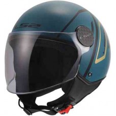 Шлем LS2 OF558 SPHERE LUX II MINIM BLUE TEAL-06